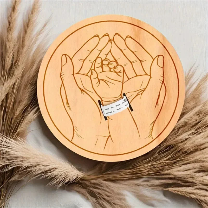 Porte-Souvenir Gravé Nouveau-Né