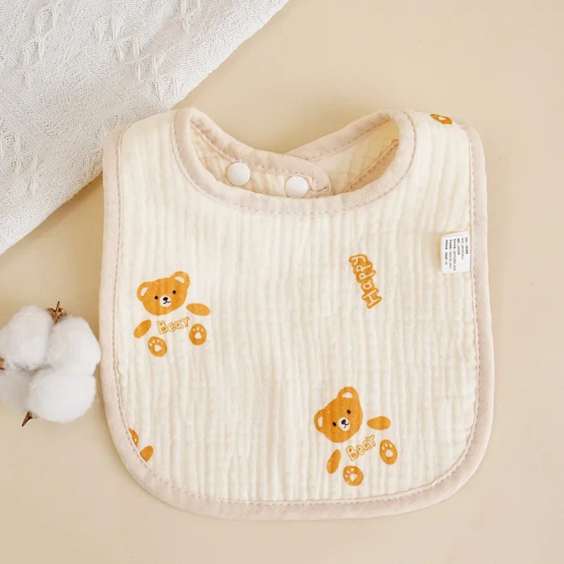 Bavoirs en gaz de coton