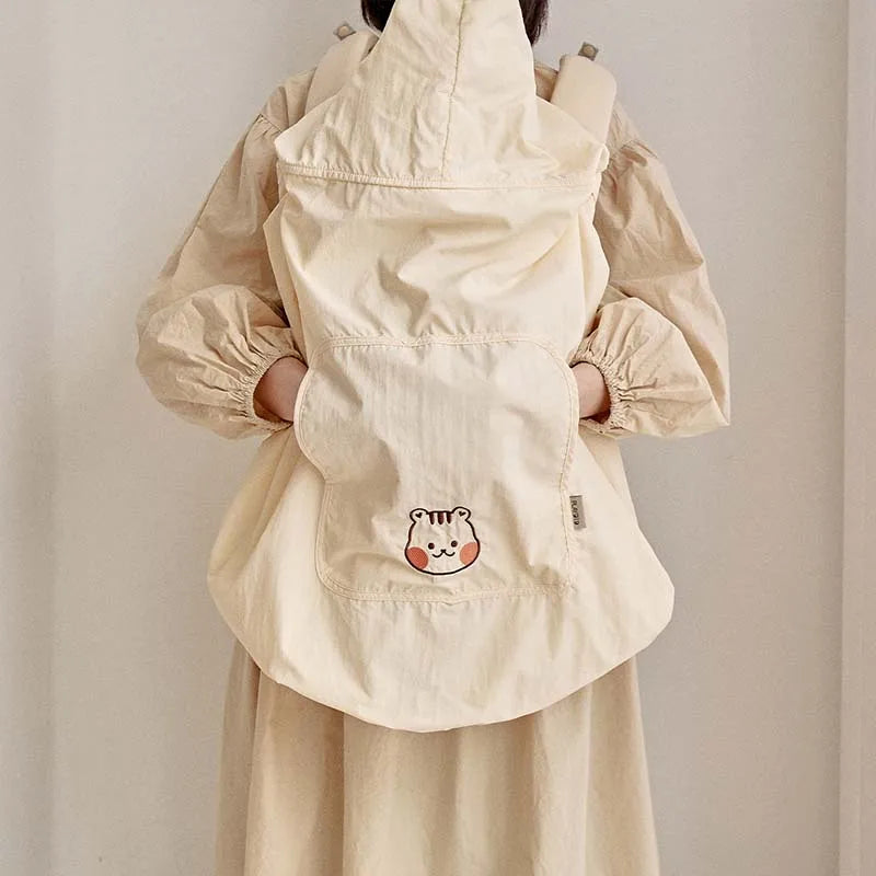 Couverture de portage coupe-vent