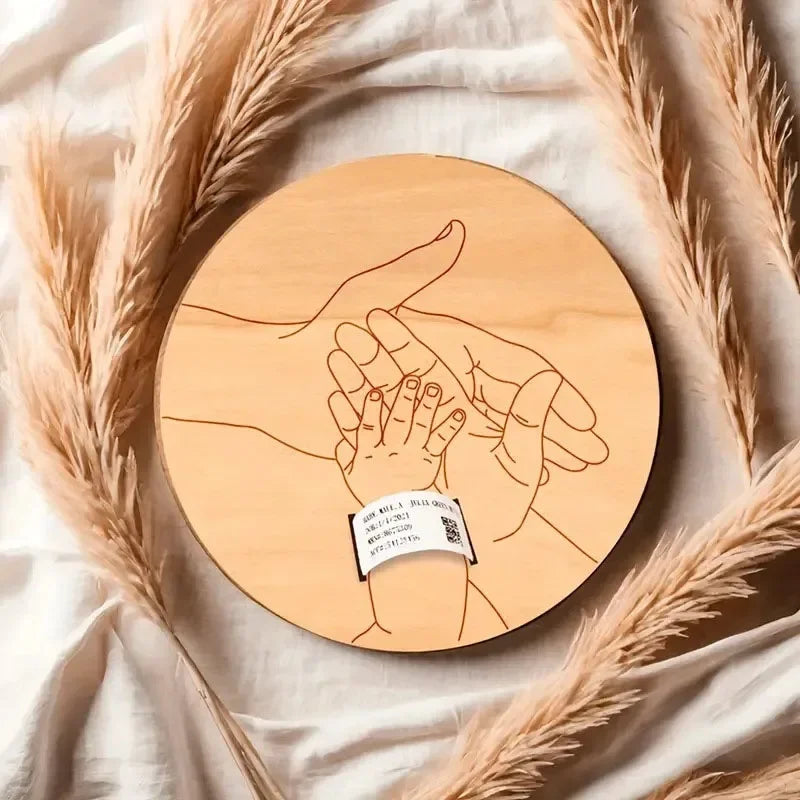 Porte-Souvenir Gravé Nouveau-Né