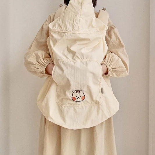 Couverture de portage coupe-vent